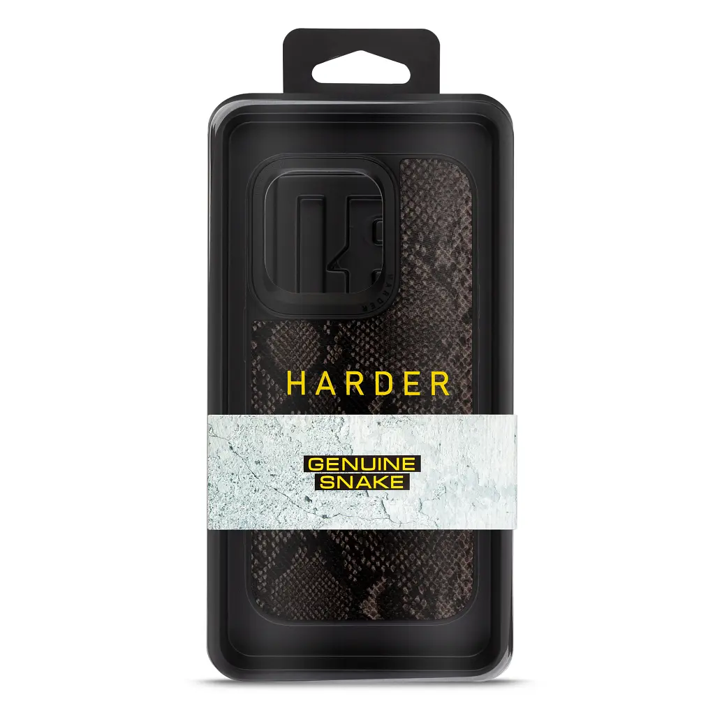 Чехол для мобильного телефона Harder Genuine Snake Apple iPhone 14 Pro Black (ARM76789) - фото 3