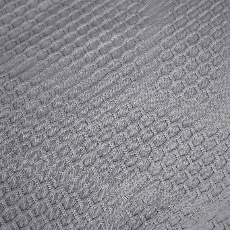 Комплект постільної білизни MirSon №20-02 Waffle Gray 160х220 см сірий (2200011032849) - фото 3