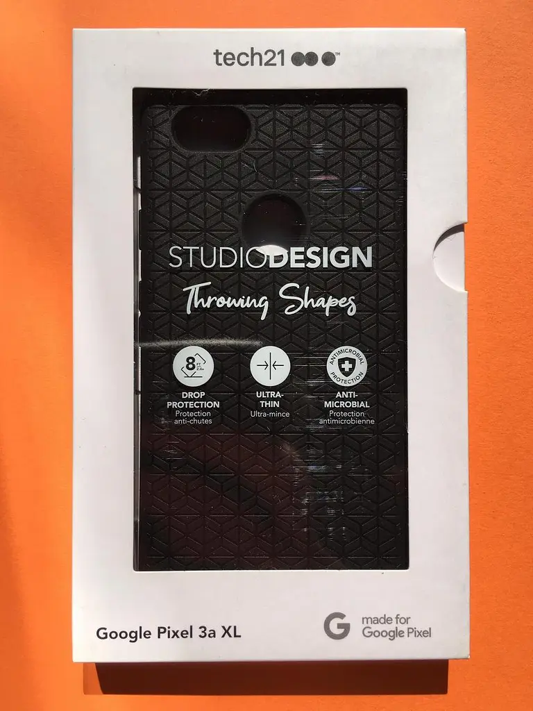 Чохол протиударний з антимікробним покриттям Tech21 Studio Design для Google Pixel 3a XL Black - фото 8