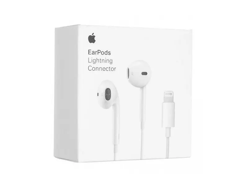 Навушники з мікрофоном Apple EarPods with Lightning Connector (MMTN2) - фото 4