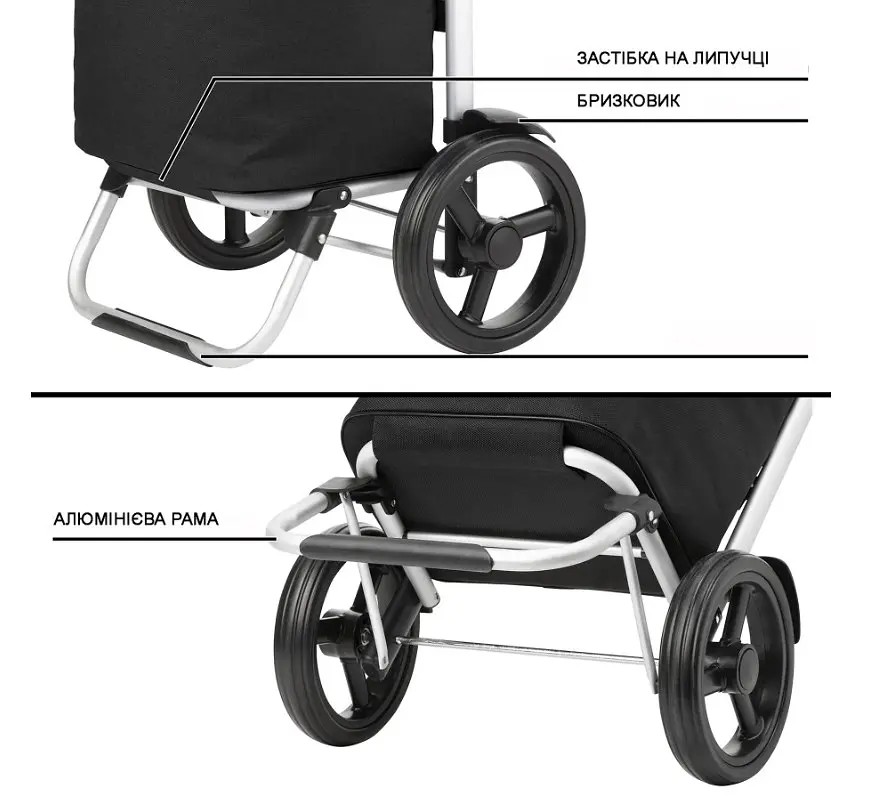 Cумка-візок ShoppingCruiser Allround Black (650064) - фото 6