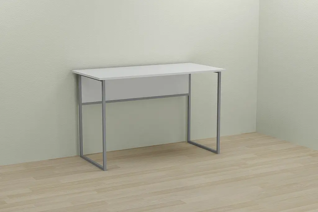 Компьютерный стол Ferrum-decor Коди 75x100x60 серый ДСП Белый 16мм (FRD-101651) - фото 4