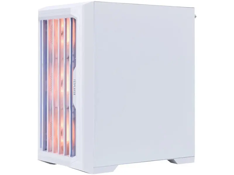Корпус 1stPlayer H2-WH-4F7-W White - фото 2