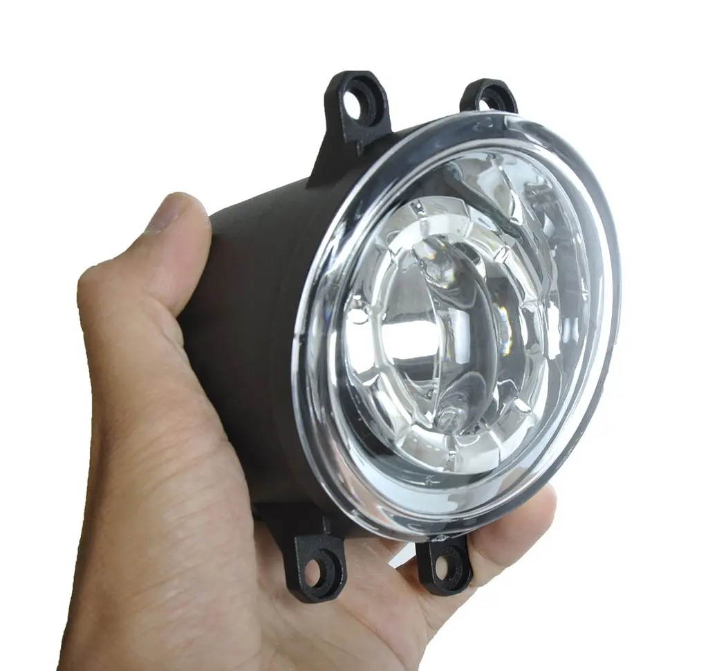 Протитуманні LED Фари круглі косий кут/лінза з ДХО D-100мм/10W/6500K-COB 2 шт. - фото 3