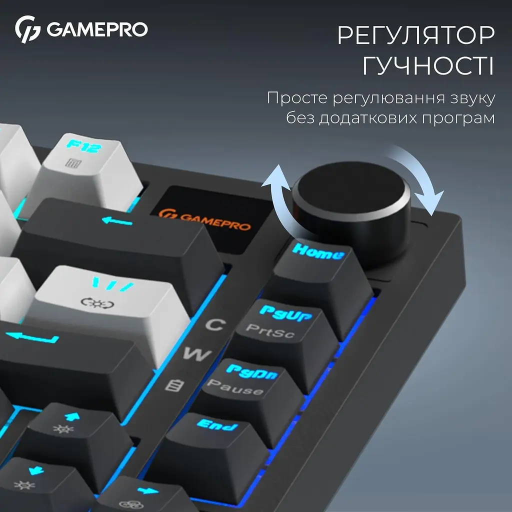 Клавіатура GamePro Asgard Valhalla Pro 75% Rainy switches (MK160W-D-Pro) - фото 10