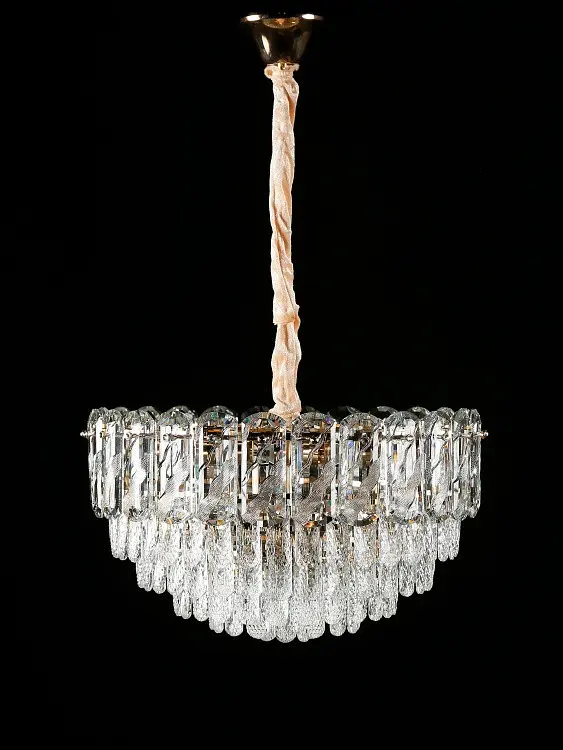 Підвісна кришталева люстра Splendid Ray L5726/500/7 (FGD), золото, 7 ламп E14, від 10-18 м² - фото 3