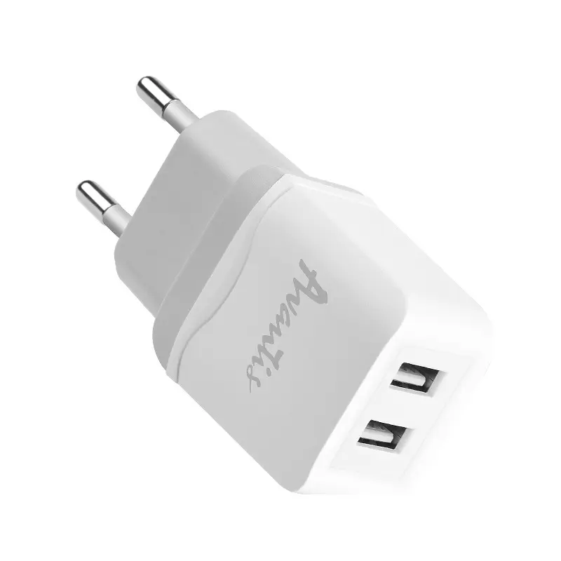 Мережевий зарядний пристрій Avantis A829 (2USB/2.4A)- білий - фото 4