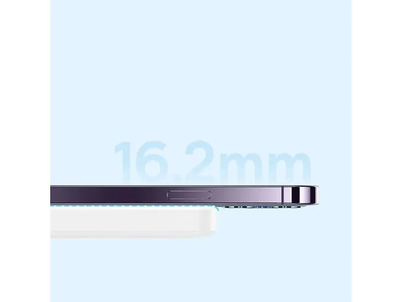 Зовнішній акумулятор (Power Bank) BASEUS Airpow Magnetic 6000mAh White (P10022807213-00) - фото 7