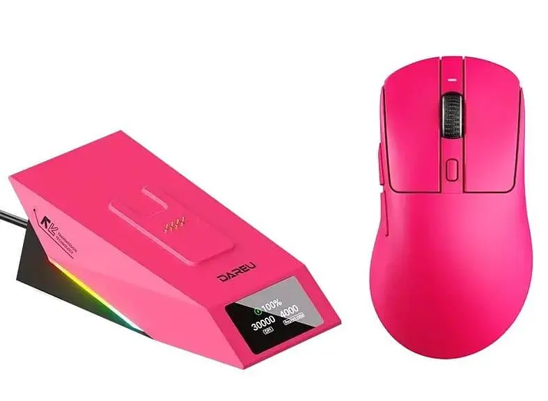 Миша DAREU AE7 Pro (8K) Magenta (MS-AE7P-MGN) - фото 2