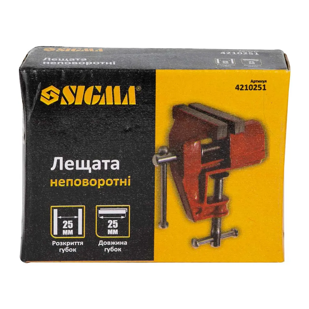 Лещата Sigma неповоротні 25мм для дрібних робіт (4210251) - фото 2
