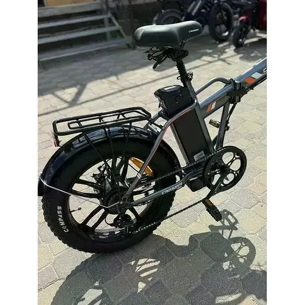 Электровелосипед Crosser Comp фетбайк 350W 12Ah черный с синим - фото 4