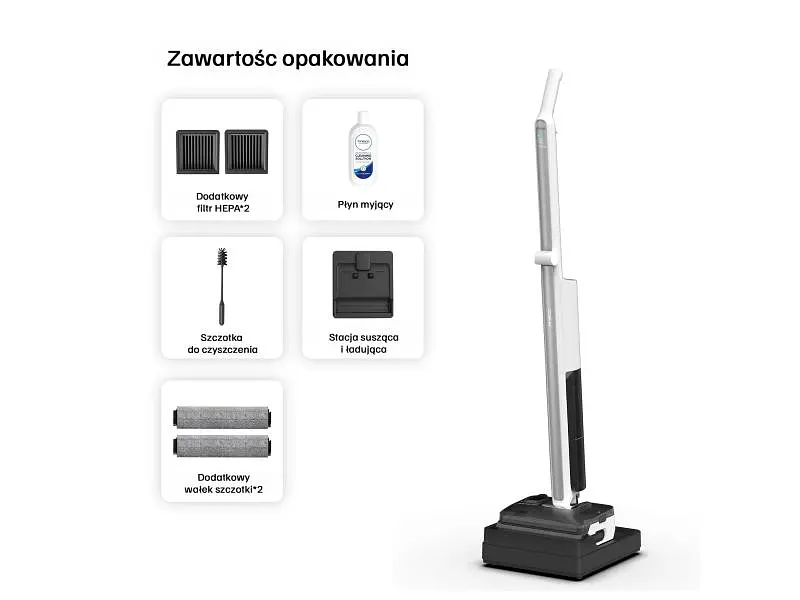 Акумуляторний мийний пилосос Tineco Floor One i7 Fold Premium (FW500700DE) - фото 3