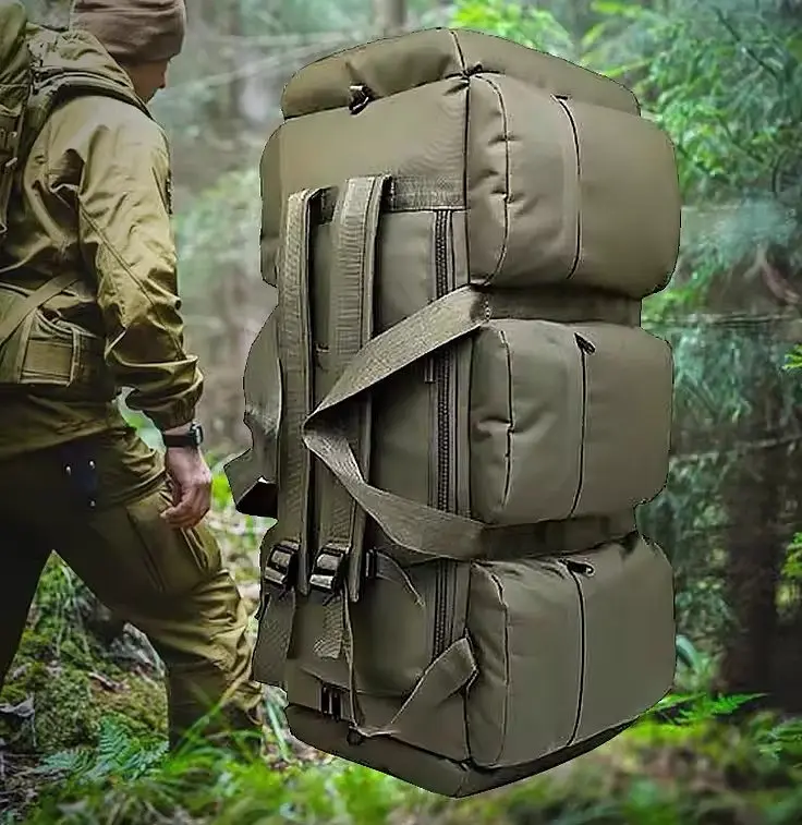 Тактичний рюкзак-сумка 2 в 1 Solve Bag 98 л 75 x 38 x 36 см Олива KT6004501 - фото 2