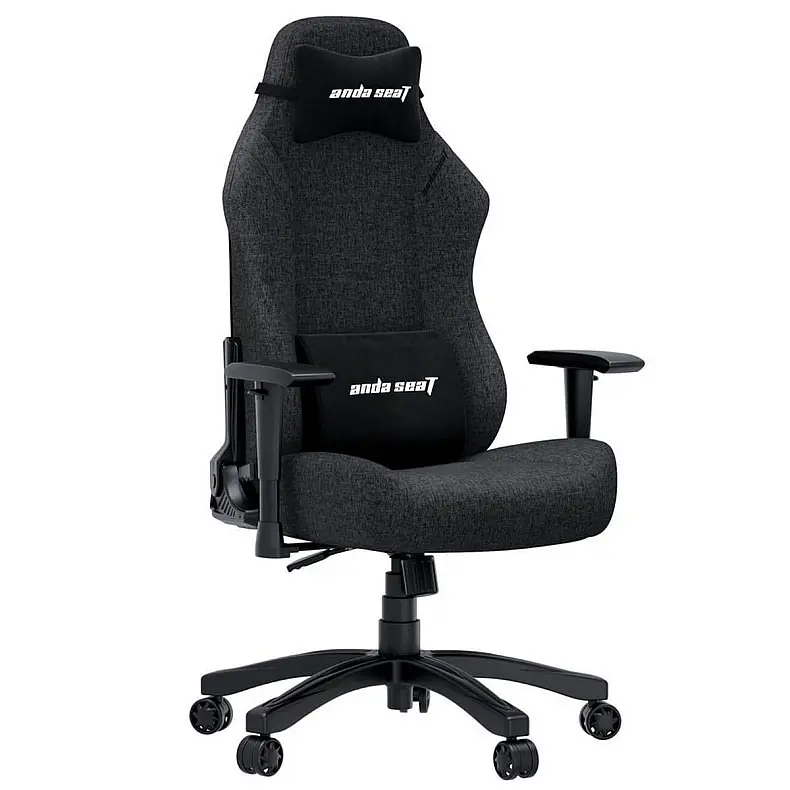 Крісло ігрове Anda Seat Luna Size L Dark Gray Fabric (AD18-44-GB-F) - фото 3