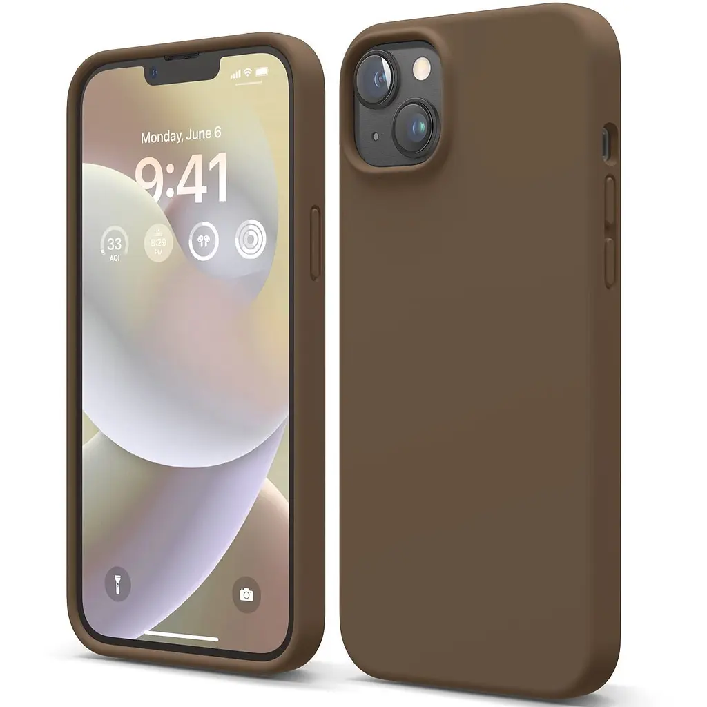 Чохол Elago Silicone Case для Apple iPhone 14 Plus (ES14SC67-BR) Brown