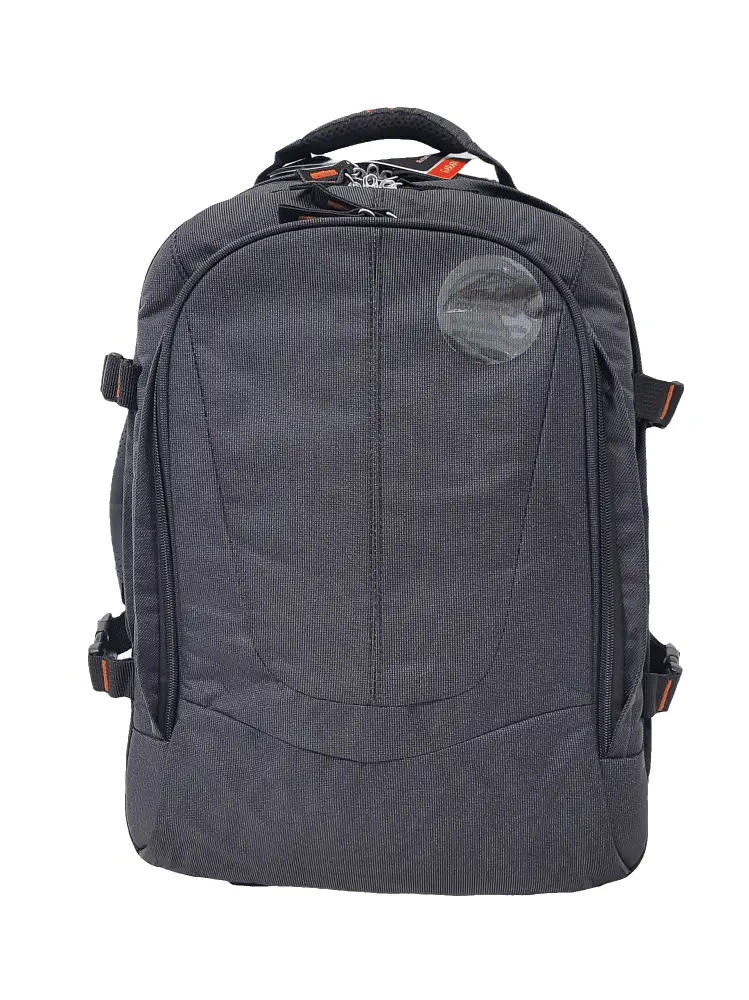Сумка-рюкзак дорожня на колесах Airtex 560/1 48x35x19 см 18 л міні XS сіра - фото 2