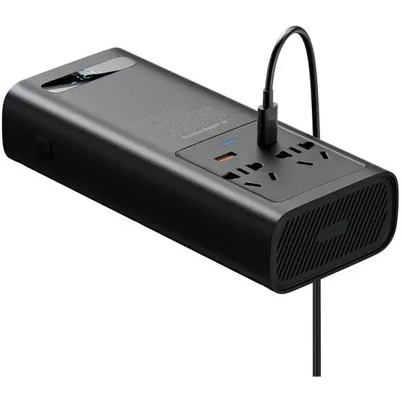 Автомобільний інвертор Baseus Super Si Power Inverter 500W [CGNB000101] [72165] - фото 4