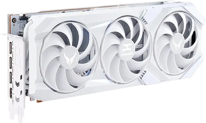 Відеокарта AMD Radeon RX 9070 XT 16GB PowerColor Red Devil Spectral White (RX9070XT 16G-E/OC/WHITE) - фото 2