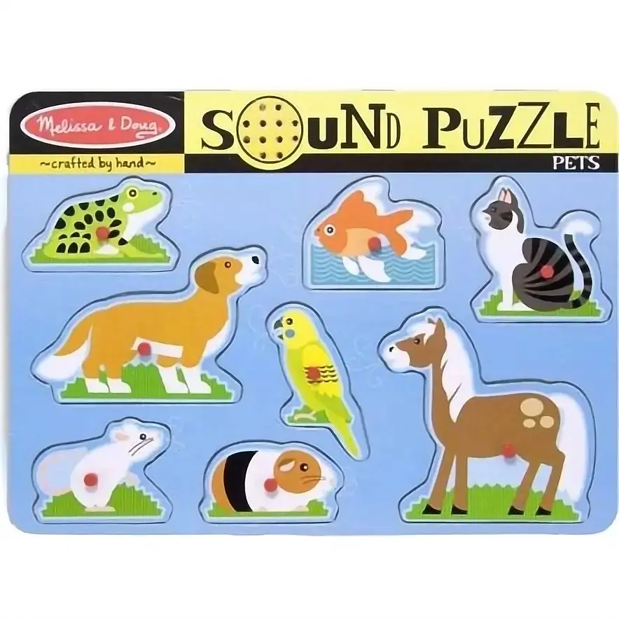 Звуковий пазл Melissa&Doug Домашні тварини (MD730)
