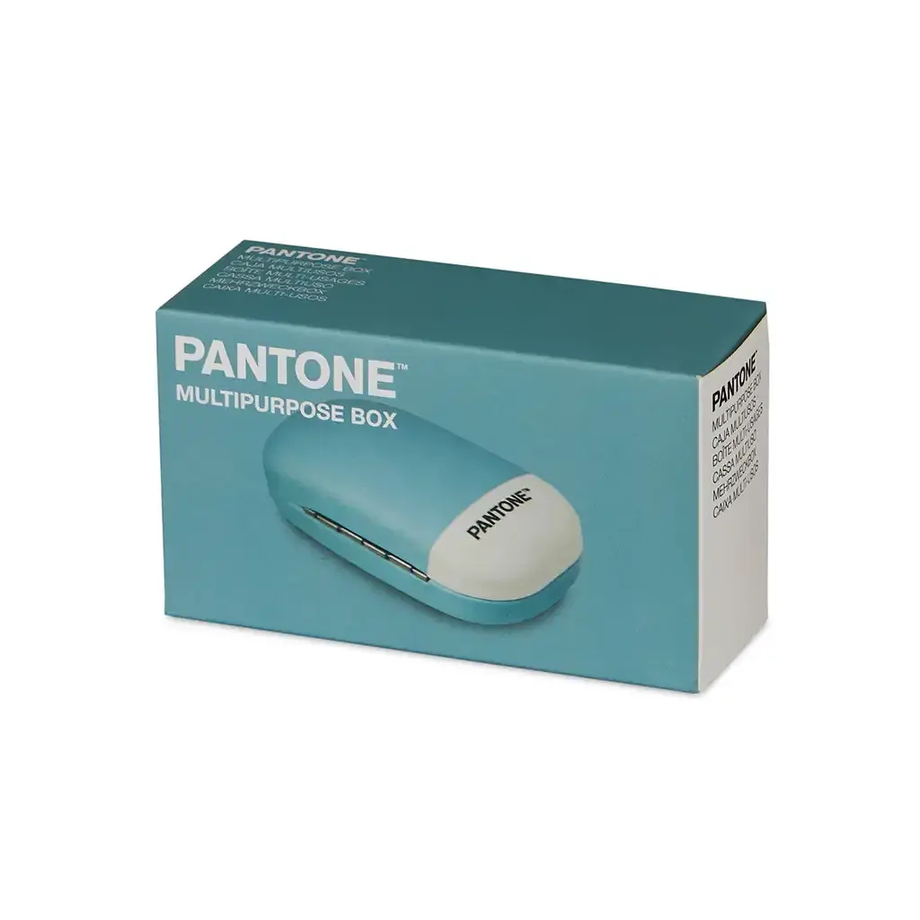 Футляр для зберігання дрібниць PANTONE MIN, бірюзовий - фото 4