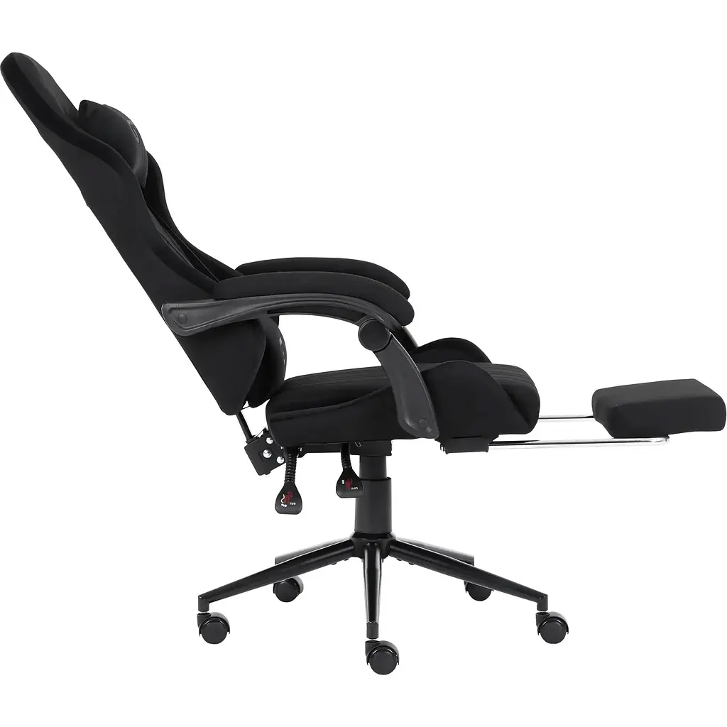 Геймерське крісло GT Racer X-2324 Fabric Black Suede [120755] - фото 5