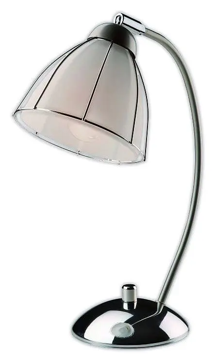 Лампа настільна Lamkur Oliwia LN-1.10/chrom 04907