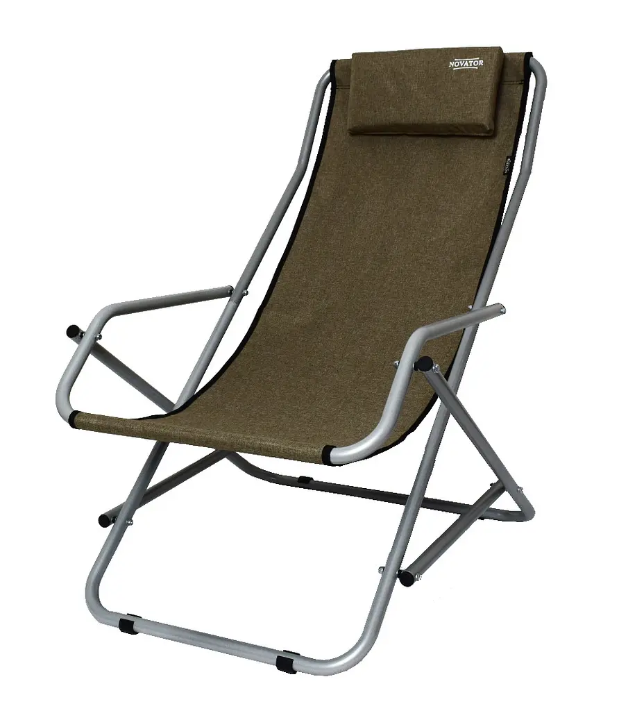 Кресло-шезлонг Novator SH-7 Brown - фото 4