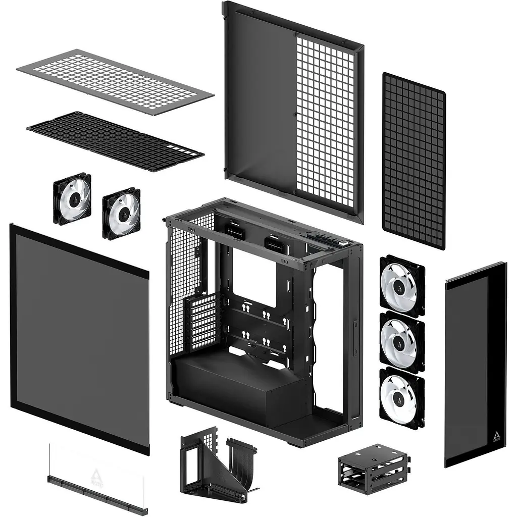 Корпус Arctic Xtender VG Black (ACPCC00016A) [143243] - фото 8