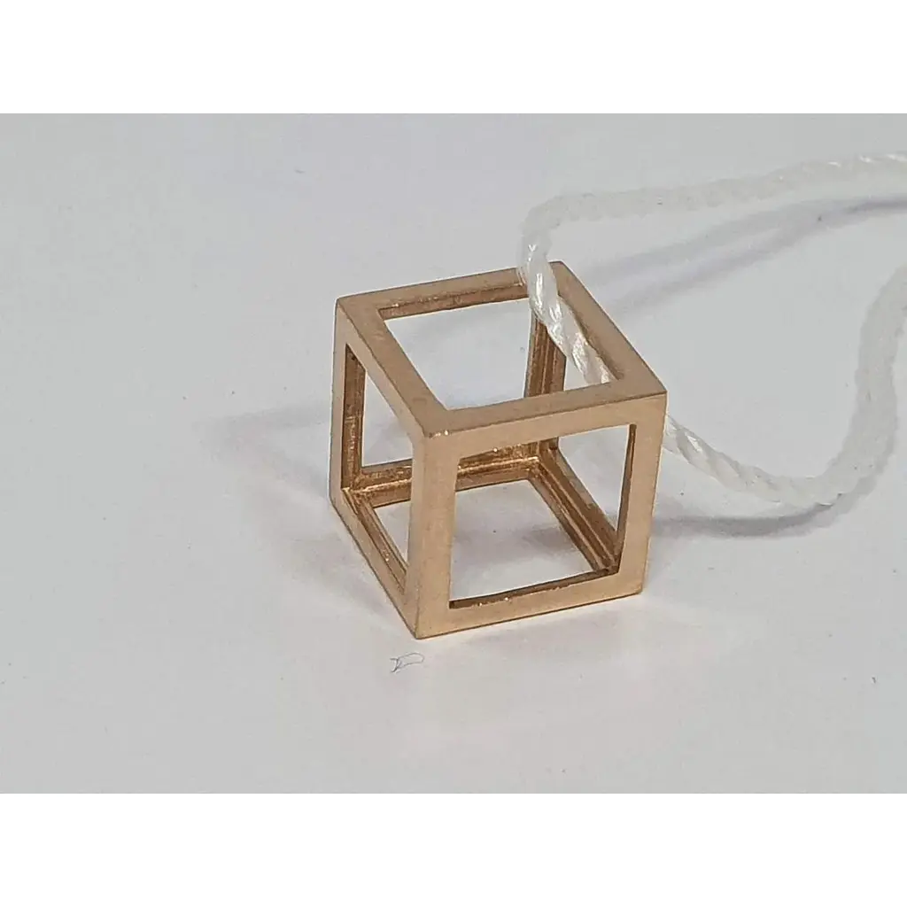 Золота підвіска Родинні коштовності Кубик. 1740563 - фото 2