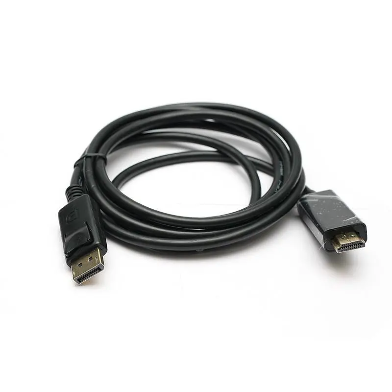 Кабель PowerPlant (KD00AS1237) DisplayPort-HDMI, 1.8м, Черный