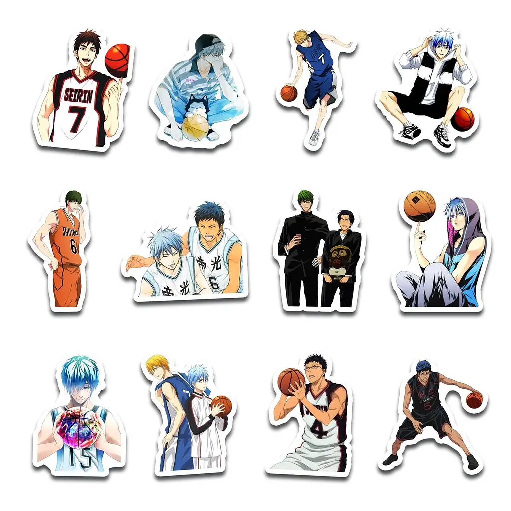 Стикерпак GeekLand Kuroko no Basuke 45 штук (SP KB 01) - фото 4