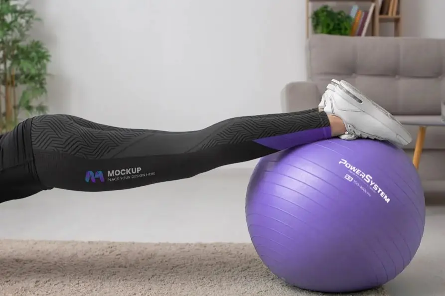 М'яч для фітнесу (фітбол) Power System PS-4013 Ø75 cm PRO Gymball Purple (PS-4013_75cm_Purple) - фото 5