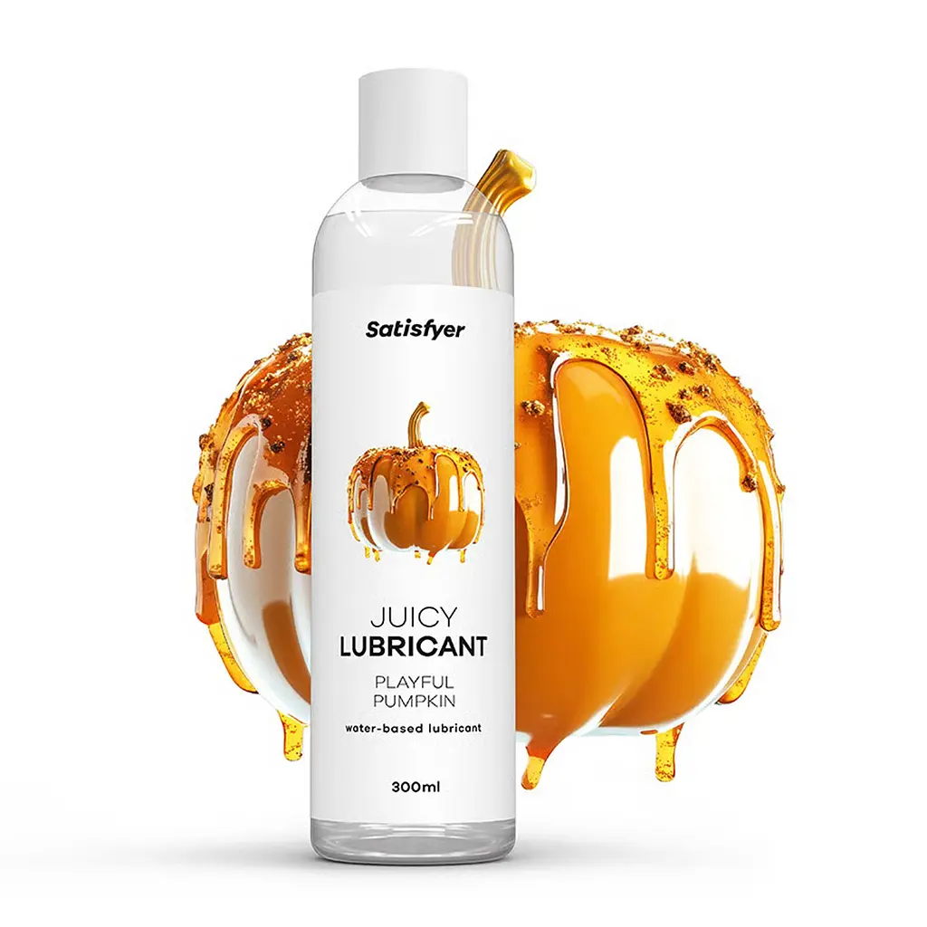 Лубрикант на водній основі Satisfyer Juicy Lubricant Playful Pumpkin water based 300 мл - фото 2