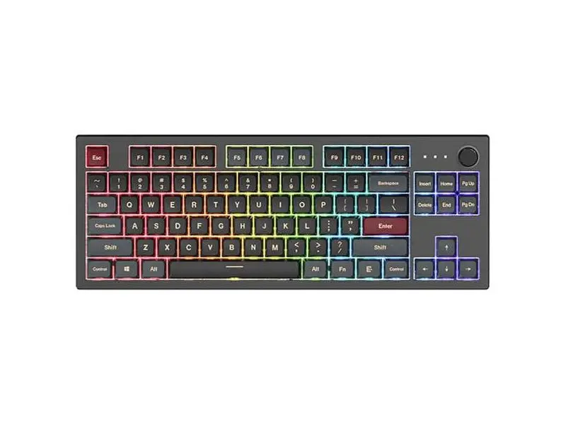 Клавіатура Montech MKey TKL Darkness GateronG Pro 2.0 Brown Switch (MK87DB) - фото 2