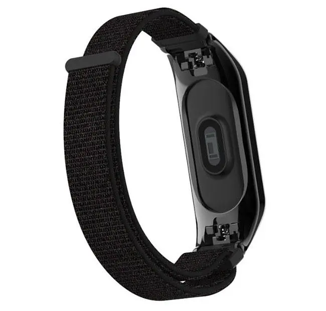 Нейлоновый ремешок для фитнес-браслета Xiaomi Mi Band 3 Black - фото 4