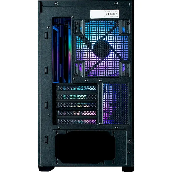 Корпус Zalman P30 AIR, Black, Mini Tower, без БЖ, для Micro ATX / Mini ITX, 1xType-C / 1xUSB 3.0, макс. CPU - 181 мм / VGA - 392 мм, 3x140 мм ARGB, бічна панель із загартованого скла - фото 7