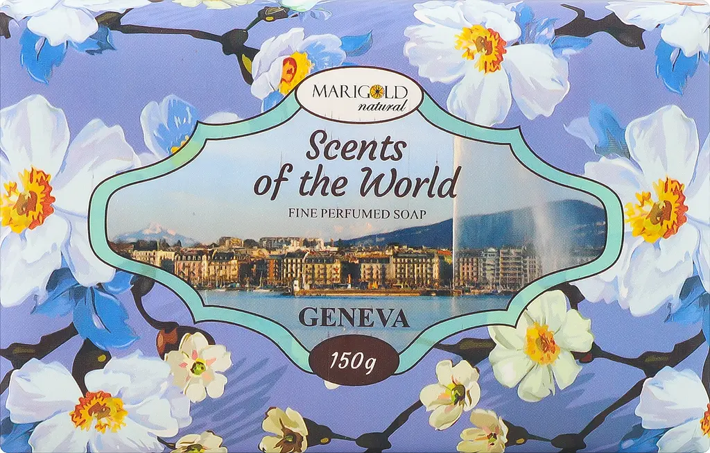 Мило тверде Marigold Natural Scents of the World Женева 150 г - фото 7