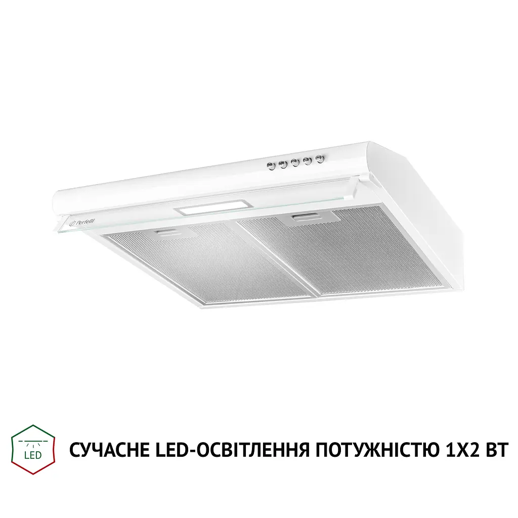 Витяжка плоска PERFELLI PL 5144 W LED - фото 4