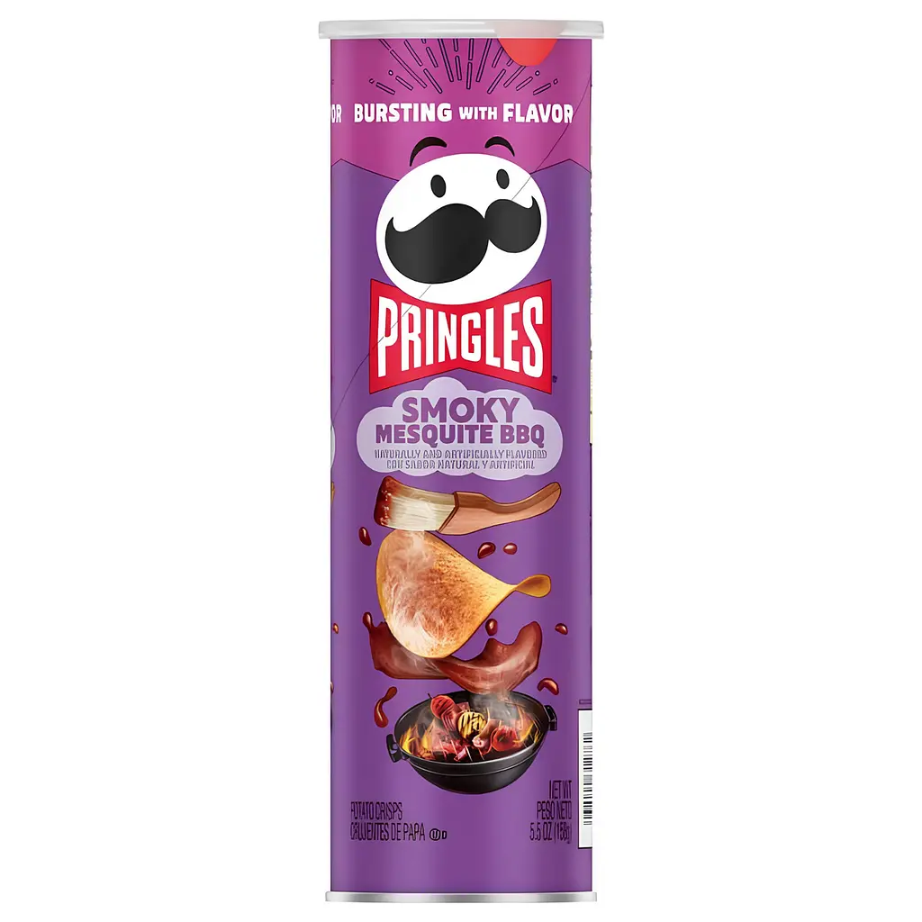 Чипсы Pringles Smoky Mesquite BBQ со вкусом копченого барбекю 156 г
