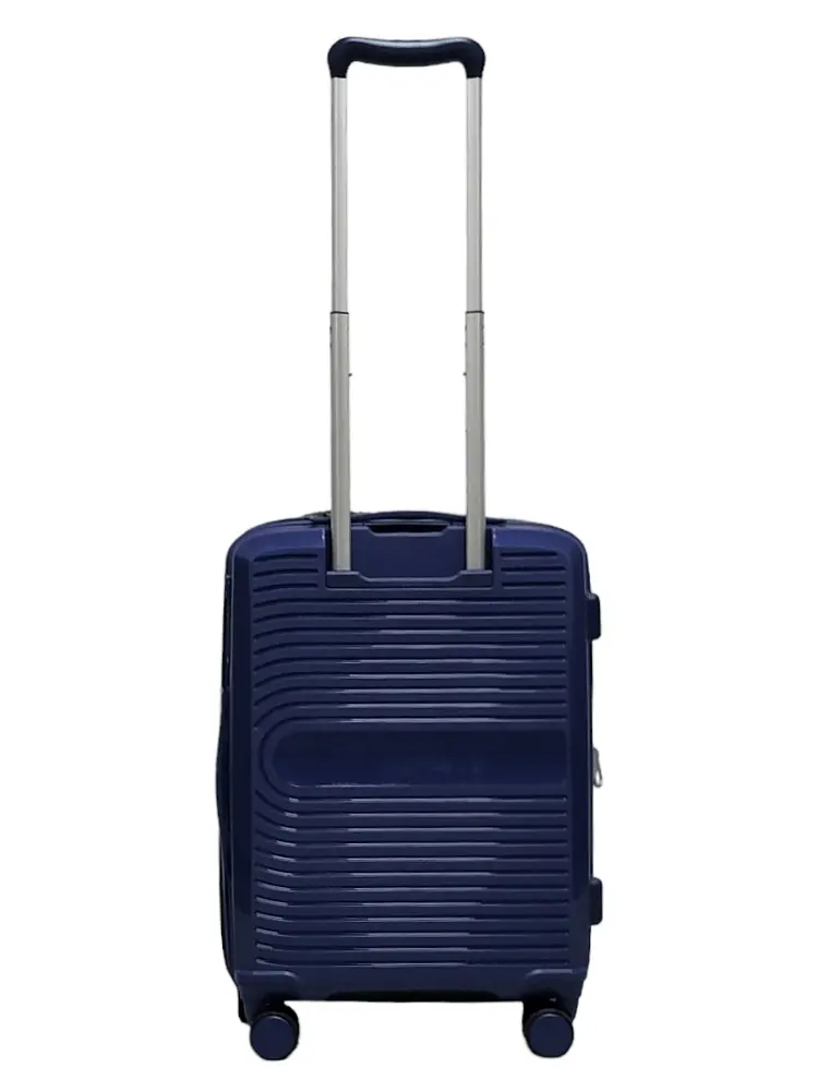 Валіза маленька S поліпропілен Airtex 223 58×40×22см 38л Темно-синій - фото 3