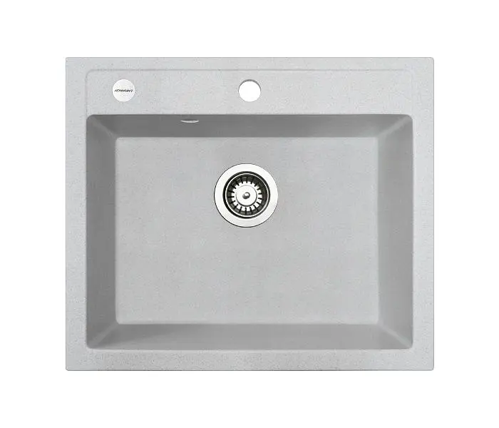 Кухонна мийка Adamant PRIZMA old stone 590x495x200 мм, без крила 59 см - фото 4