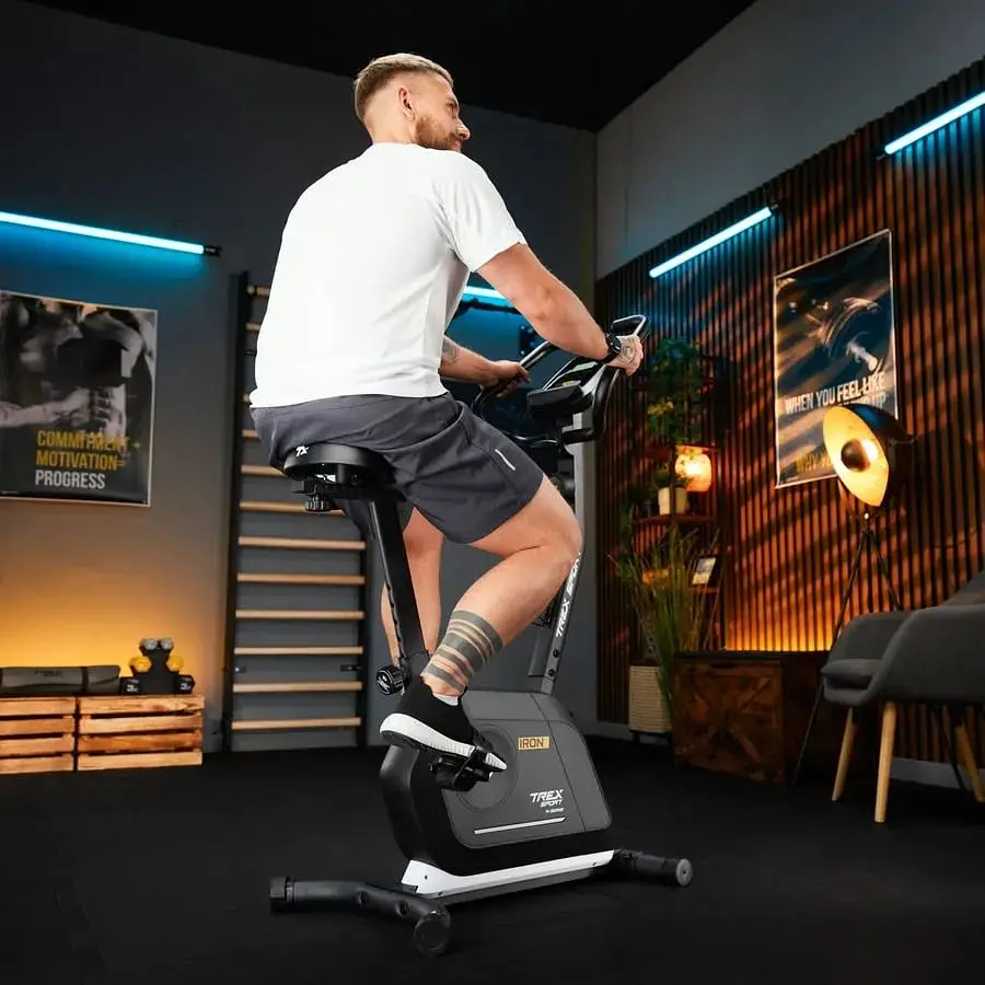 Велотренажер Trex Sport TX-500MB IRON черный магнитный - фото 4