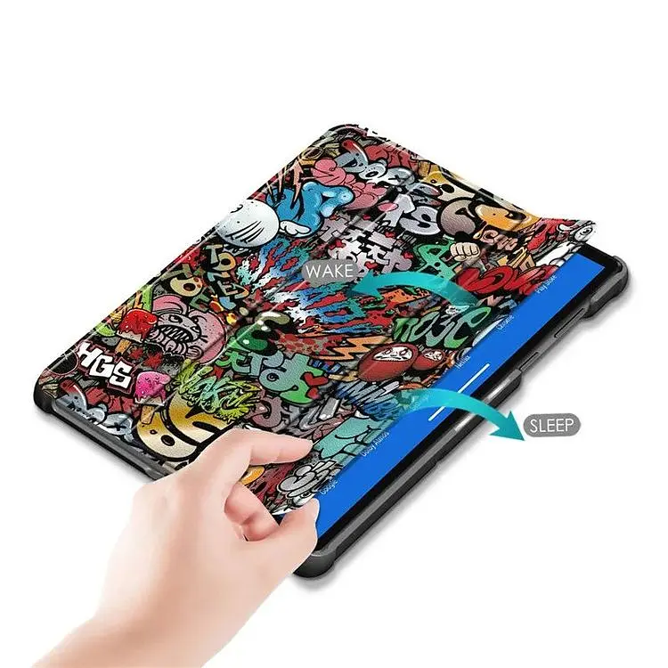 Чехол-книжка BeCover Smart Case для Samsung Galaxy Tab A9 Plus SM-X210/SM-X215/SM-X216 11.0" Graffiti (710314) - фото 4