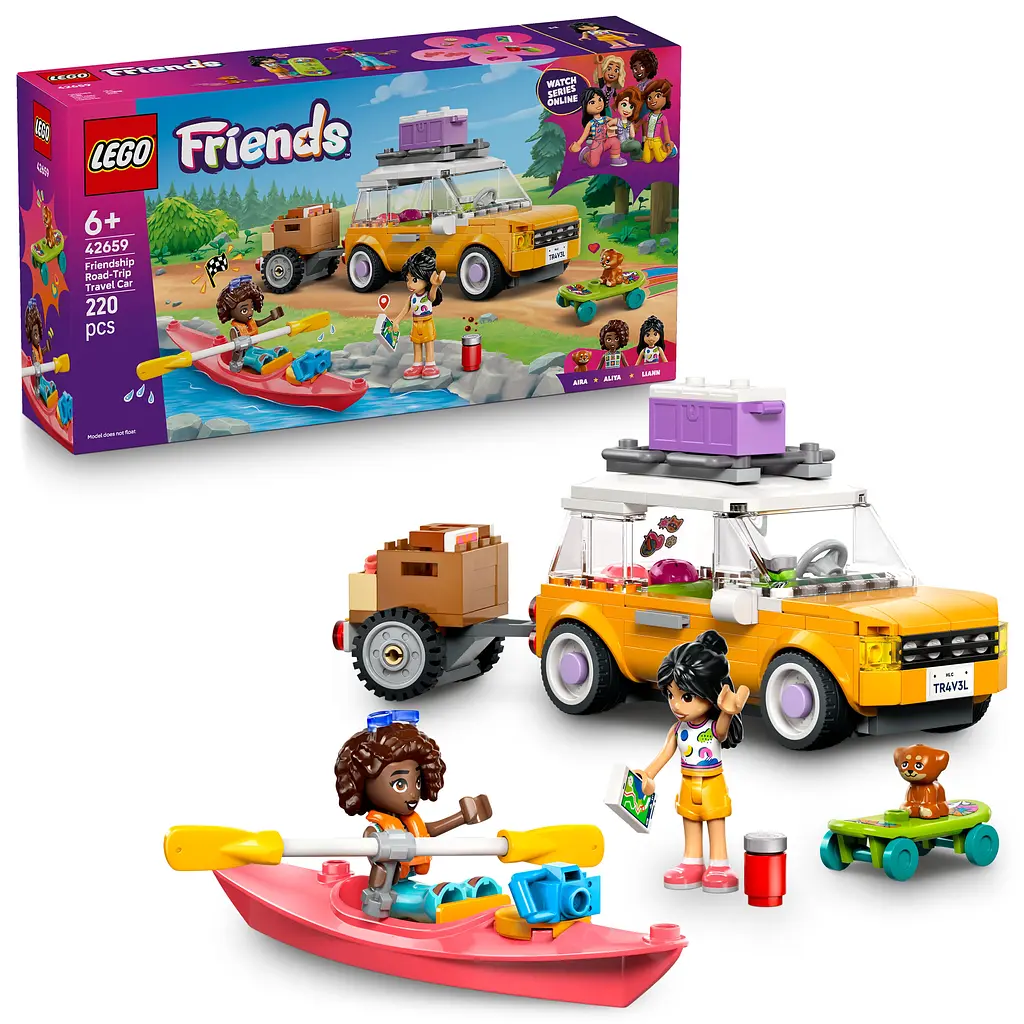 Конструктор LEGO Friends Автомобиль для путешествий с друзьями 220 деталей (42659) - фото 4