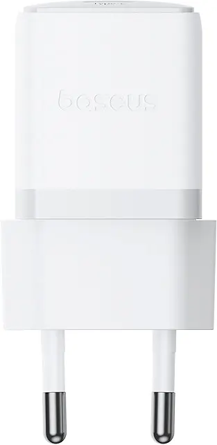 Зарядний пристрій Baseus Palm Fast Charger 1C 30W EU moon white (P10111605213-00) - фото 3