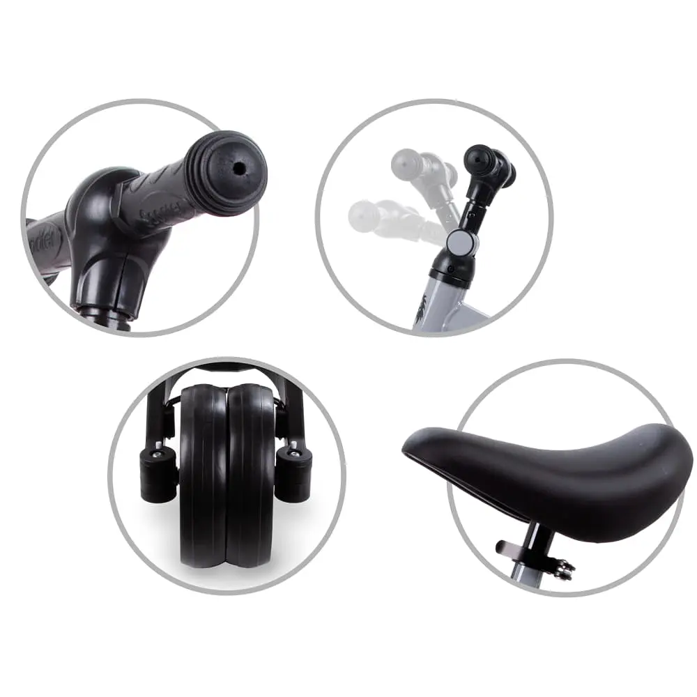 Біговел велосипед Kidwell 3 в 1 Pico Gray - фото 5