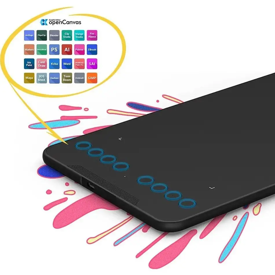 Графічний планшет XP-Pen Deco Mini7 V2 Black [118921] - фото 5