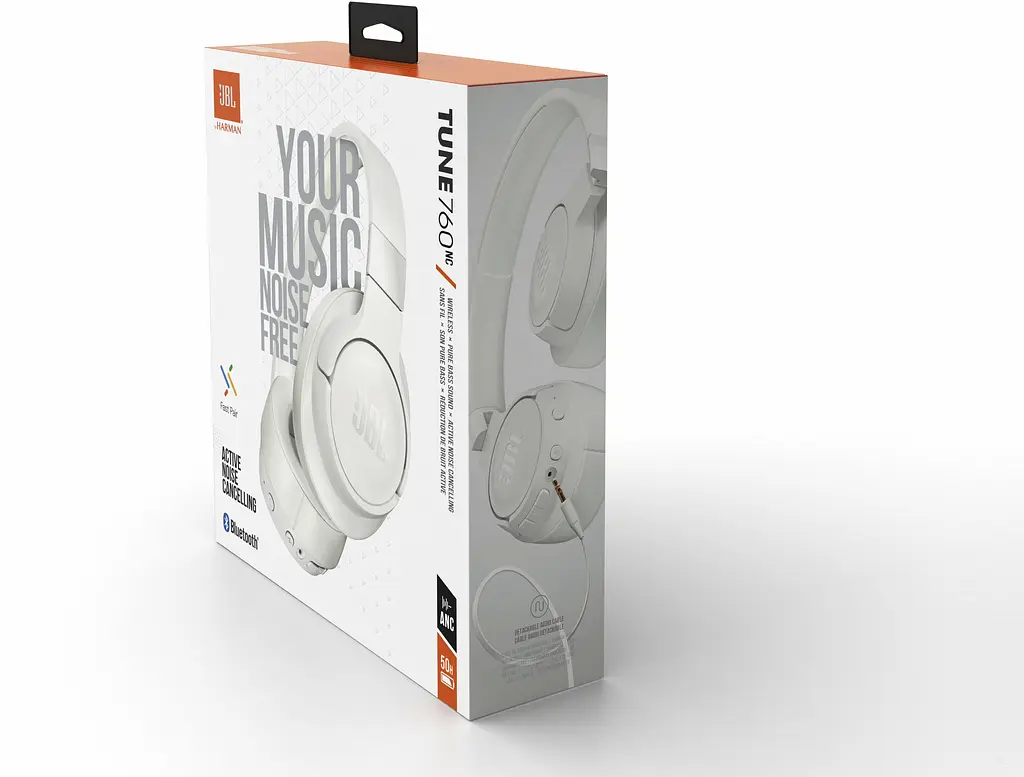Навушники JBL Tune 760 NC White (JBLT760NCWHT) - фото 8