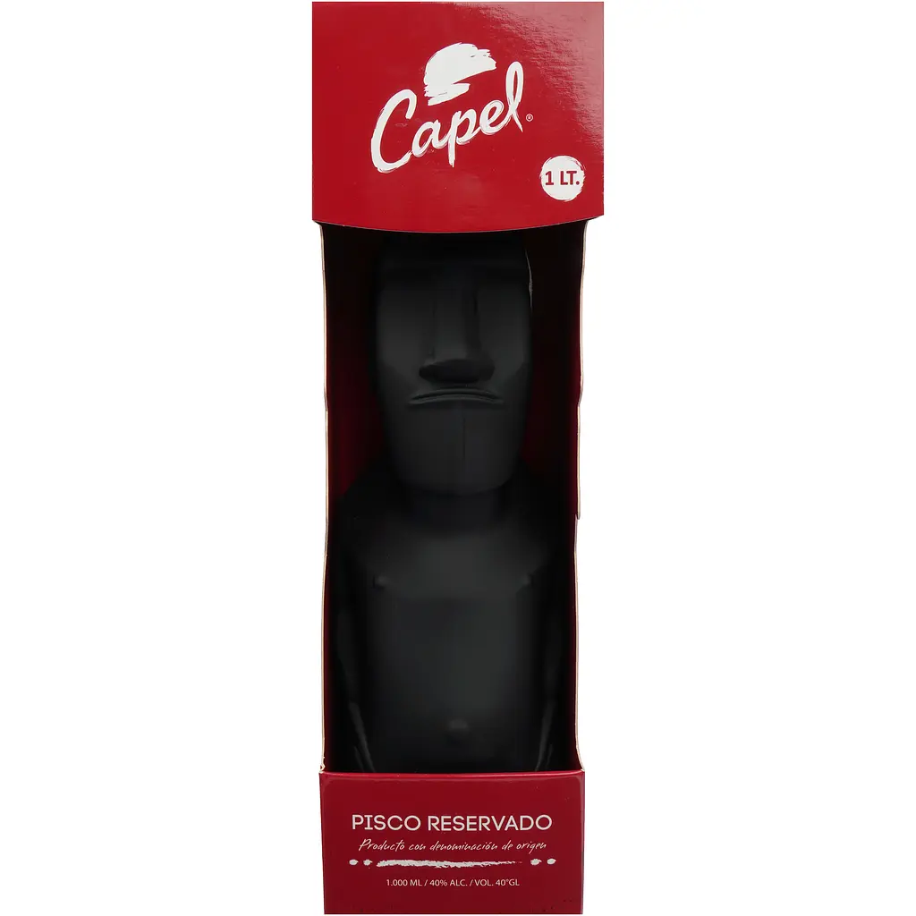 Піско Capel Pisco Moai Reservado, в подарунковій упаковці, 40%, 1 л - фото 10