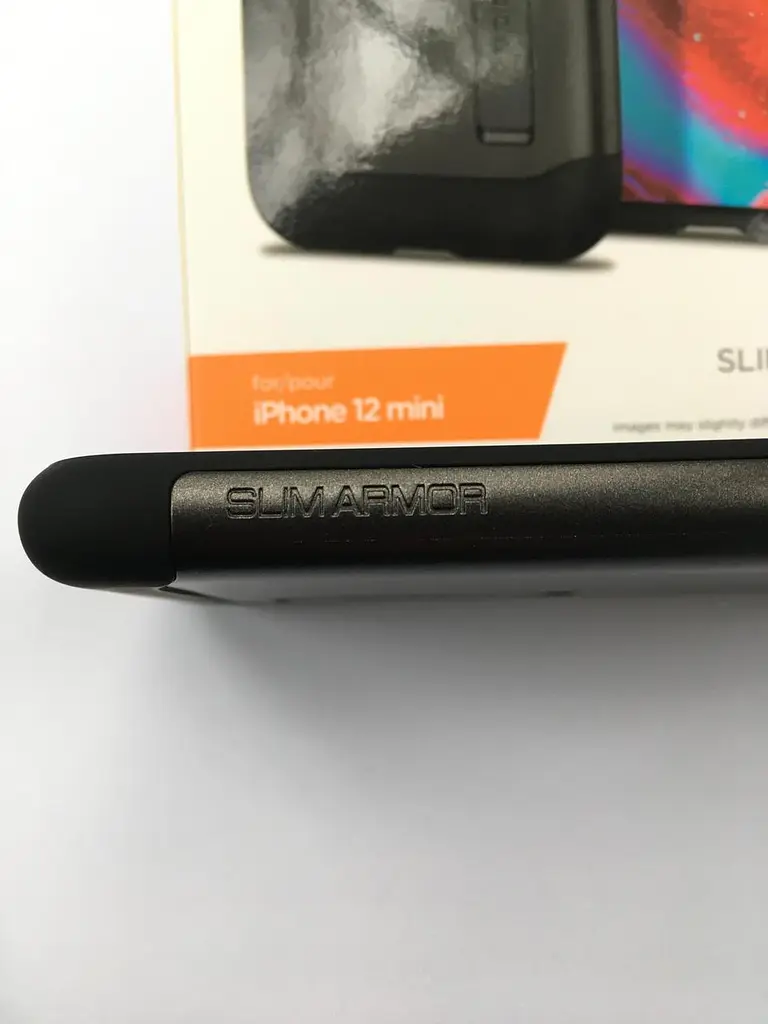 Чохол протиударний із підставкою Spigen Slim Armor ACS01546 для iPhone 12 Mini (5.4") Gunmetal - фото 7
